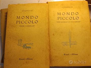 2 Libri "Mondo Piccolo " : Don Camillo - Rizzoli