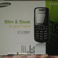Telefono Samsung E1080 con scatola e accessori