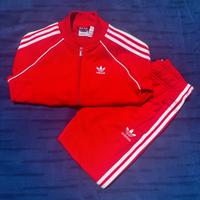Tuta Adidas rosso