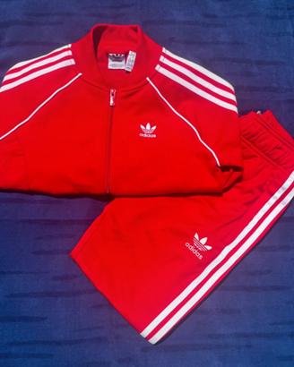 Tuta Adidas rosso