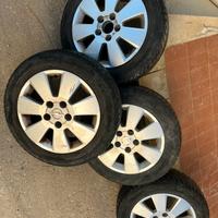 4 Cerchi in lega 15 + gomme x Opel Meriva