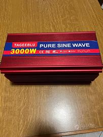 Inverter a onda sinusoidale pura 3000W - NUOVO, ma