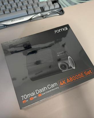 Dashcam 70mai A800SE - 128GB + parking kit - NUOVA