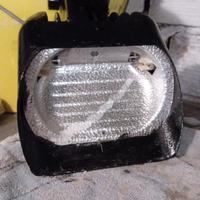 Lampade da parete alogene nere/argentate