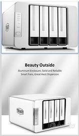 TerraMaster F4-210 4-bay Nas Quad Core 1GB RAM