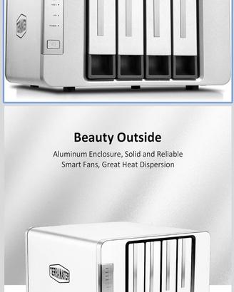 TerraMaster F4-210 4-bay Nas Quad Core 1GB RAM