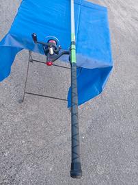 canna da pesca m3-70 mulinello e filo nuovi