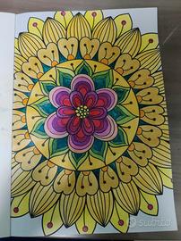 Mandala floreale  stampa decorativa per arredament