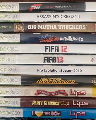 Lotto 8 giochi XBOX 360