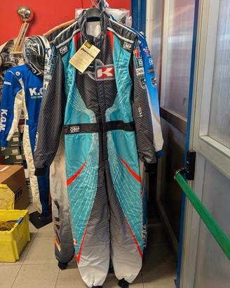 NUOVA OMOLOGATA Tuta go-kart Formula K TG 58-60