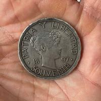 Un peso souvenir cuba 1897
