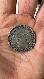 Un peso souvenir cuba 1897