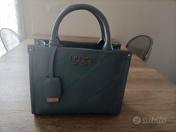 borsa liu jo ridhi tote blu denim