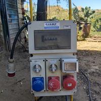 Carrelino con quadro elettrico + prolunga