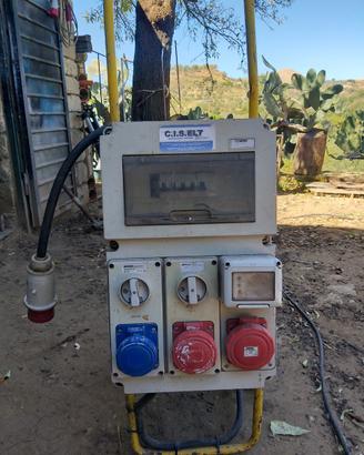 Carrelino con quadro elettrico + prolunga