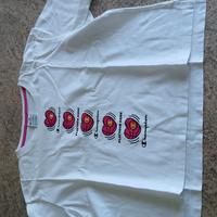 maglia corta a maniche corte da ragazza 