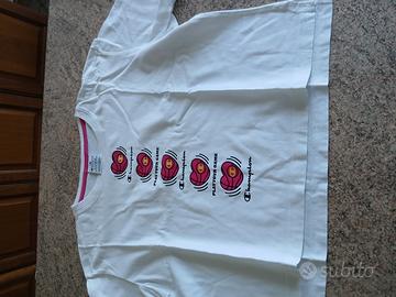 maglia corta a maniche corte da ragazza 