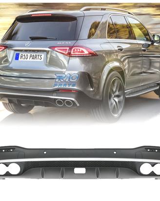 DIFFUSORE MERCEDES W167 20- LOOK GLE 53 NERO CROMA
