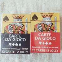 Carte da gioco plastificate 