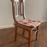 Set 4 sedie pranzo legno