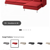 SÖDERHAMN Divano a 4 posti con chaise-longue