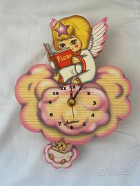 Orologio a pendolo rosa Bertolucci nuovo