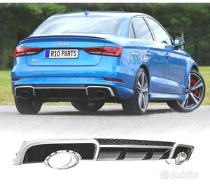 DIFFUSORE AUDI A3 8V 12-16 LOOK RS3 COLLETTORE DI 