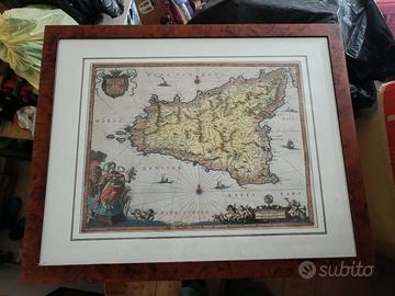 cartina geografica Sicilia 
