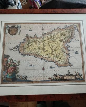 cartina geografica Sicilia 
