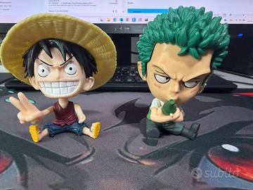 One piece miniature Luffy & Zoro
