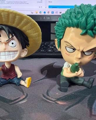 One piece miniature Luffy & Zoro
