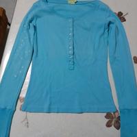 Maglia Henley vintage Fatu Hiva South Pacific 