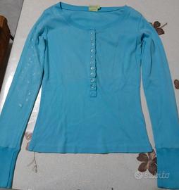 Maglia Henley vintage Fatu Hiva South Pacific 