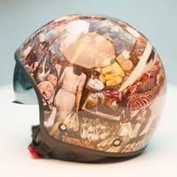 Casco moto demi jet limited edition vucciria
