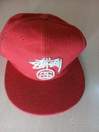 Cappellino Stüssy rosso logo ricamato originale