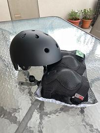 casco e set protezioni oxelo