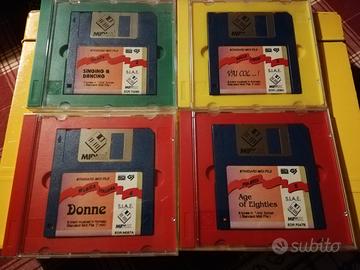 EDIROL SMF Midi File Basi Musicali -4xfloppy Disk