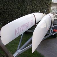 Carrello DELTA per derive con suporto albero