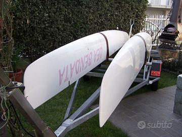 Carrello DELTA per derive con suporto albero