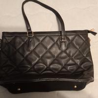 Borsa da donna nera simil pelle 