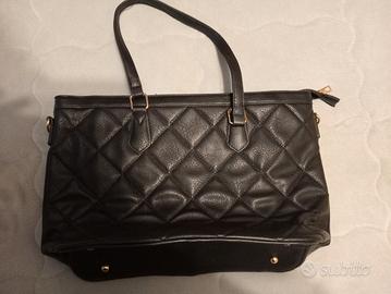Borsa da donna nera simil pelle 