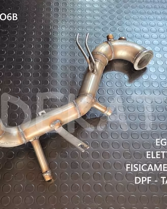DOWNPIPE INOX TUBO DPF FIAT ALFA LANCIA 1.3 EURO6B