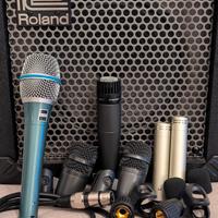 Bundle Microfoni Musica Chitarra Voce Ampli Prod
