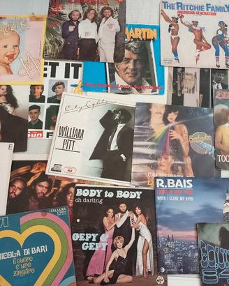 Lotto n.30 45 giri vinili anni 70 80