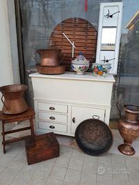 madia in legno di Larice restaurata 