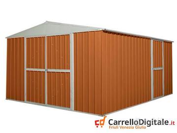 Box prefabbricato in acciaio 360x430 legno chiaro