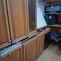 Cucina componibile con elettrodomestici