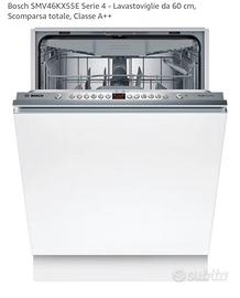 Lavastoviglie Bosch serie 4 Classe A++