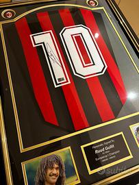 Maglia ufficiale Gullit Milan, 1989/90 - Autografa