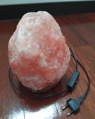Lampada di sale rosa